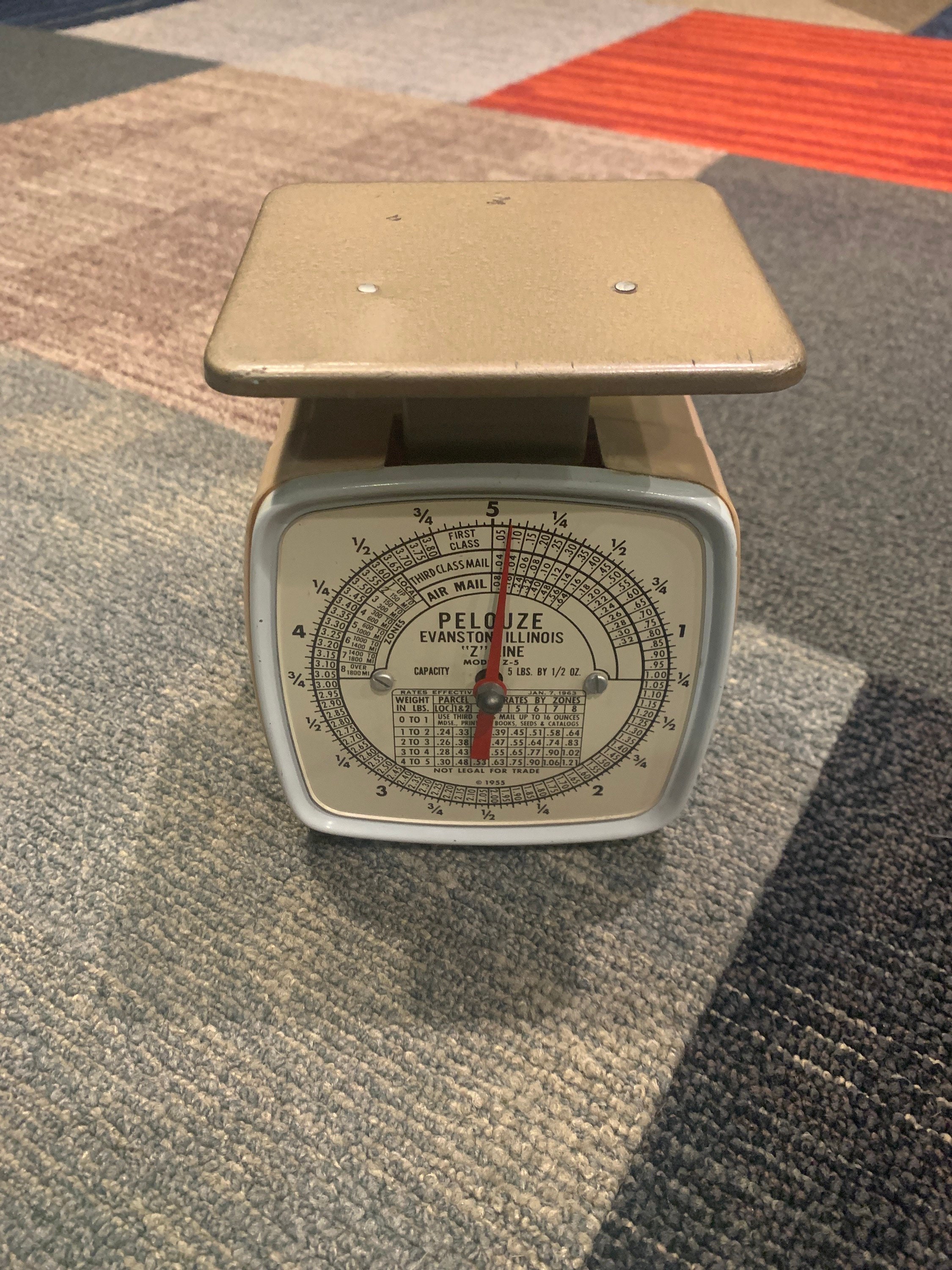 Vintage 1950s Pelouze Postal Scale Etsy
