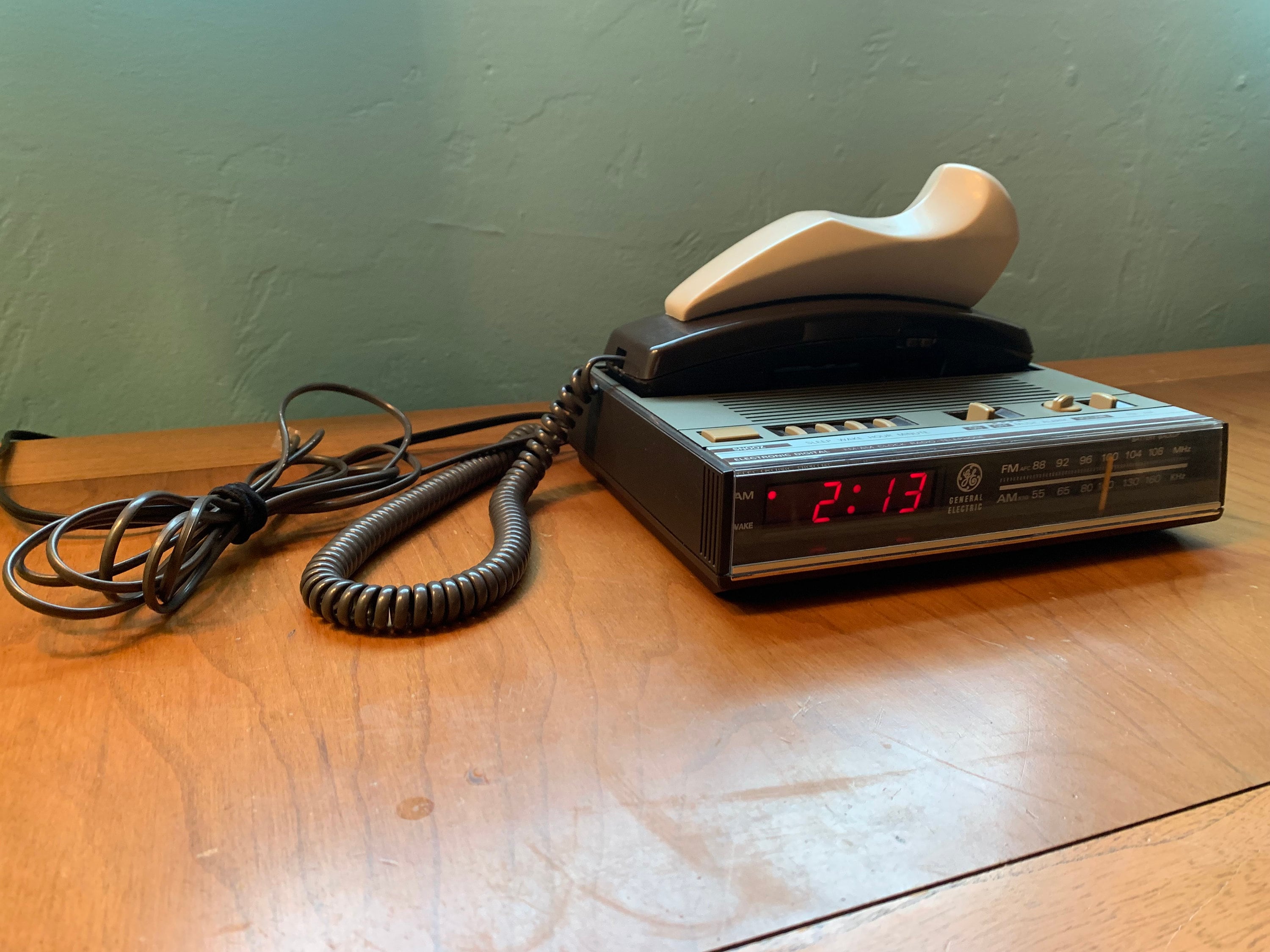 Vintage 1980s General Electric Phone/alarm Clock/radio FM/AM Etsy
