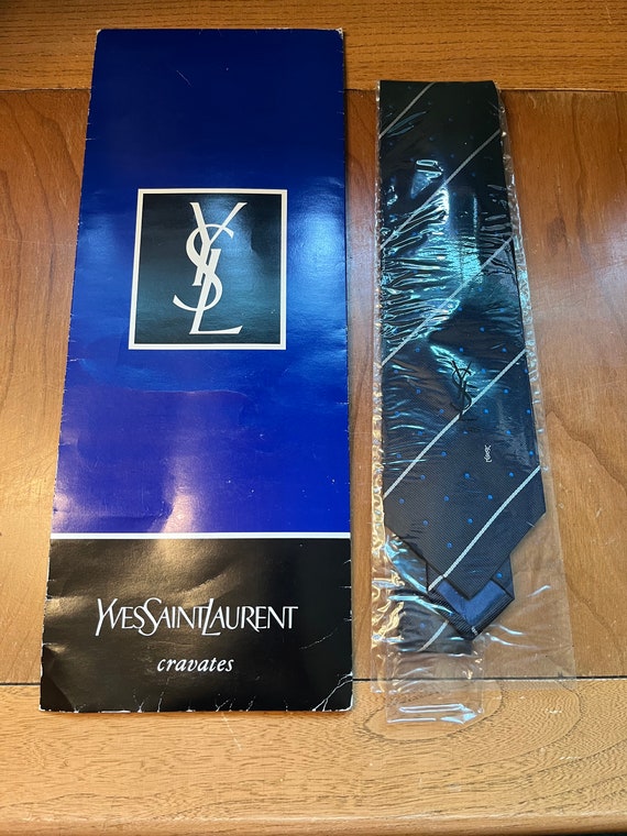 NEW SEALED Vintage Yves Saint Laurent YSL Cravate… - image 1