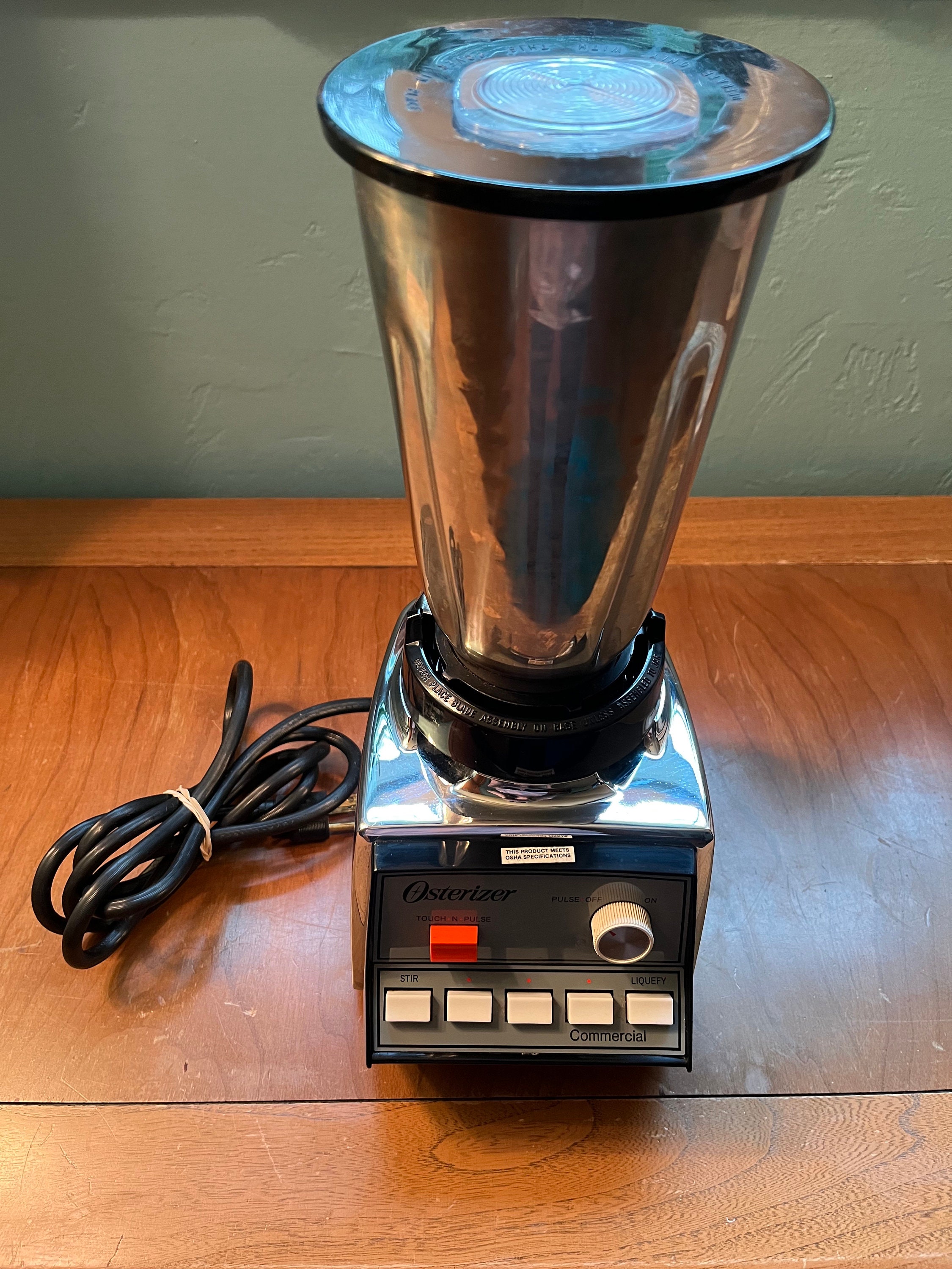 Vintage 1980s Chrome Osterizer Commercial Blender Model 352-61 Tested &  Working 