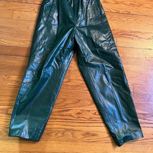 Retro Leather Pants - Etsy