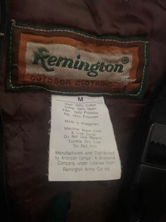 Vintage 1980s Remington Camoflauge Hunting Bibs O… - image 2