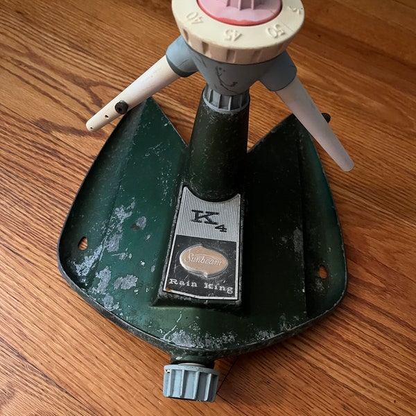 Rain King Lawn Sprinkler Etsy