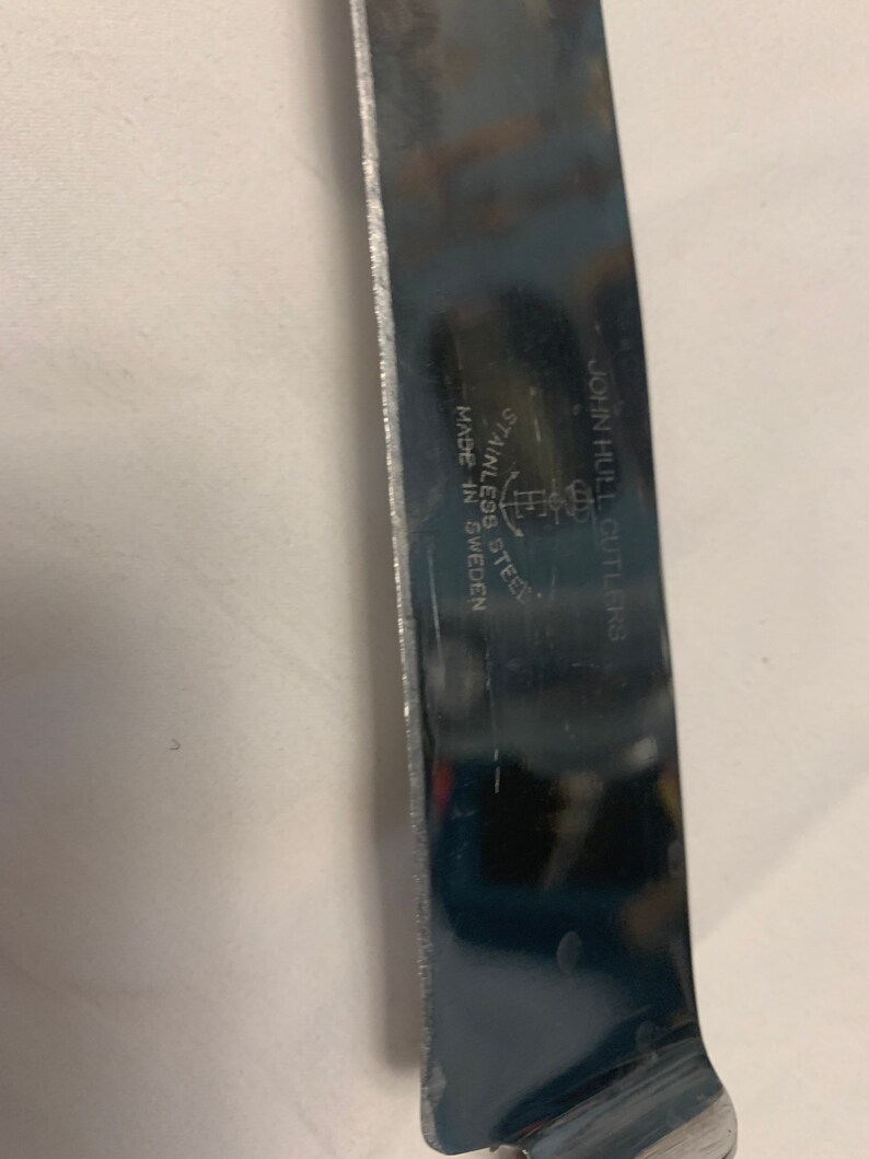 Vintage John Hull Cutlers Stainless Steel Knife Etsy