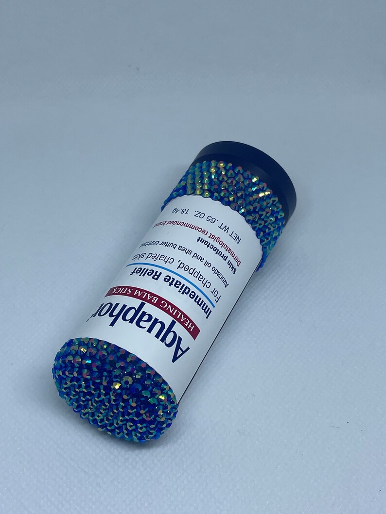 Rhinestone Aquaphor Healing Balm Stick Skin Protectant Bling Aquaphor Etsy