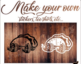 4X4 Taco SVG Vector File, Cut File For Cricut And Silhouette, Digital Download, Toyota Tacoma Accessories