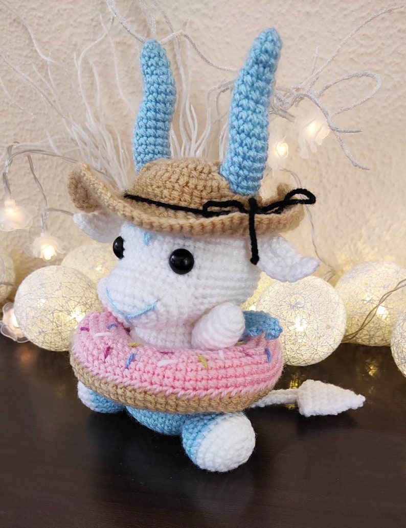 Crochet Summer Beach Party Baphomet Amigurumi 