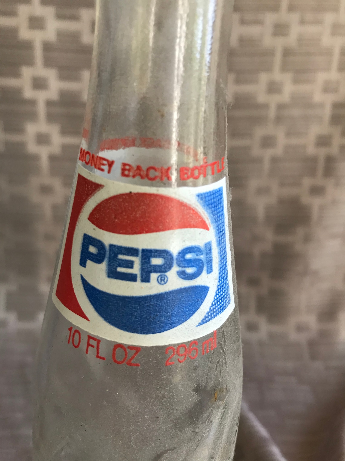 Vintage Pepsi Cola 10 oz Glass Soda Bottle Return for Deposit Etsy
