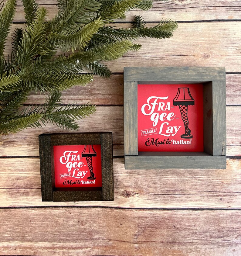 A CHRISTMAS STORY Themed Mini Wood Signs Oh Fudge Etsy