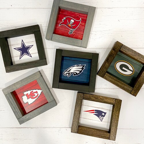 SPORTS TEAM Custom MINI Rustic Wood Sign Multiple Size Etsy