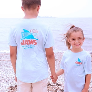 JAWS at Walnut Beach Vintage Merch | Adult & Youth T-Shirts | Vinyl Beach Sticker | Milford, Connecticut Souvenirs + Gifts image 13