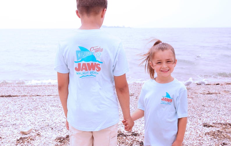 JAWS at Walnut Beach Vintage Merch | Adult & Youth T-Shirts | Vinyl Beach Sticker | Milford, Connecticut Souvenirs + Gifts image 13