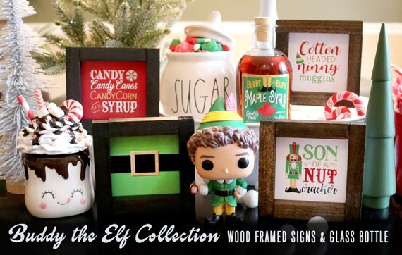 BUDDY the Elf's SYRUP BOTTLE Decoration 1fill Yourself - Etsy Buddy The Elf'S Syrup Bottle Decoration 1Fill Yourself - Etsy