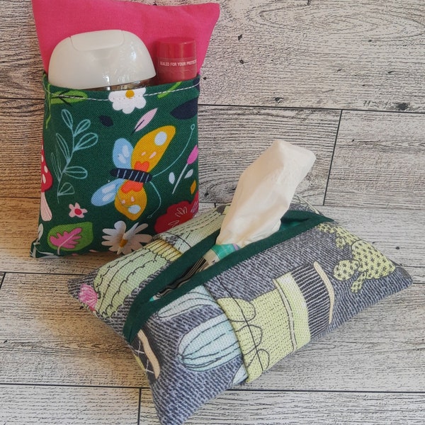 Tissue Holder, Travel Tissue Case, Purse Tissue Cover, Get Well Soon, Small Tissue Holder, Pocket Tissue Cover, Travel Size Tissue Holder