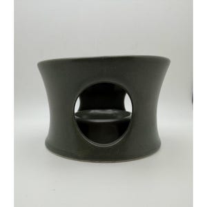 MCM Shungyo Japan Ceramic Wax Melt Essential Oil Warmer Tealight Burner Green