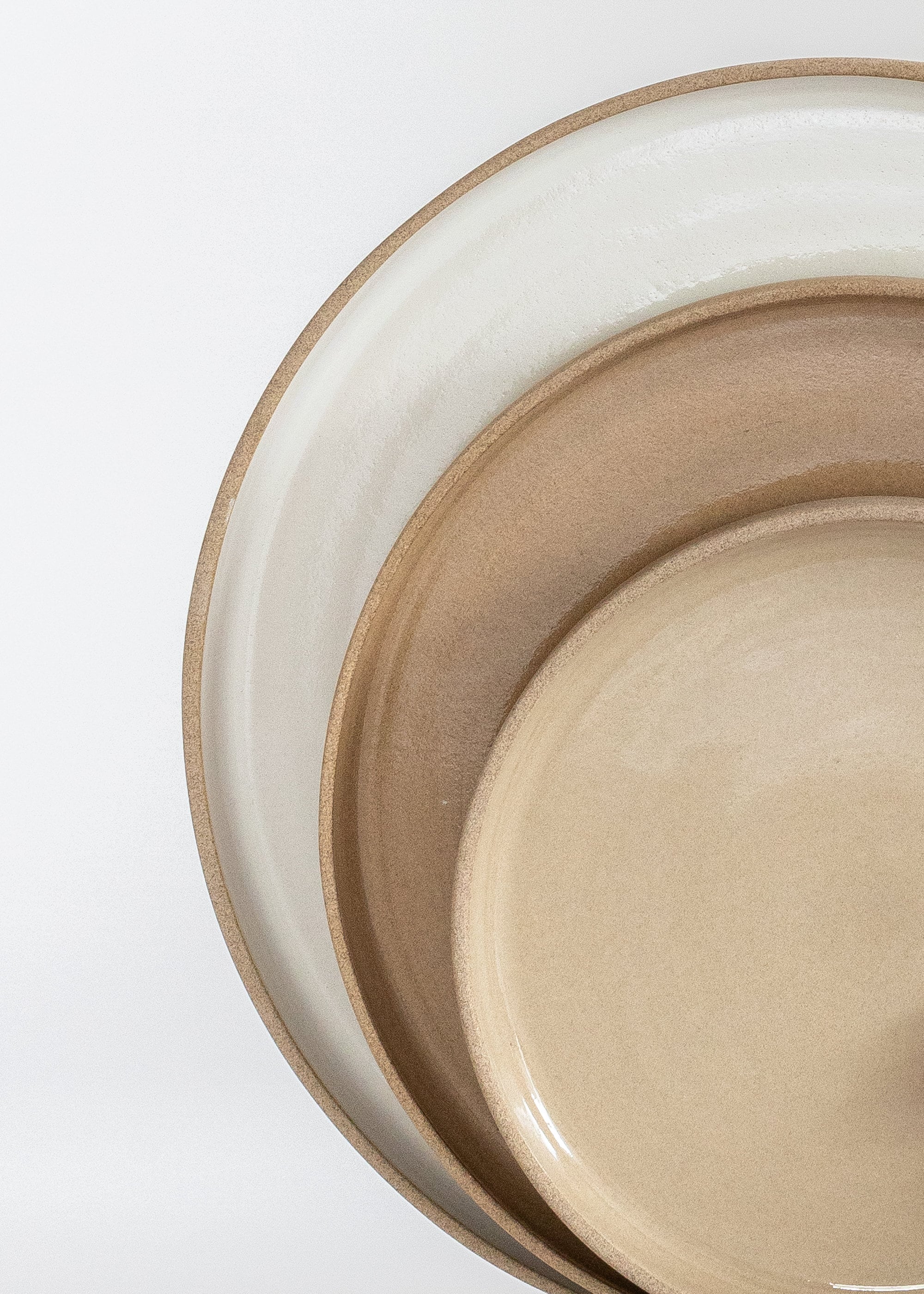 Plates With Rim Ceramic Plates, Minimal Plates With Rim, Earthy Tones Brown Dishes ...