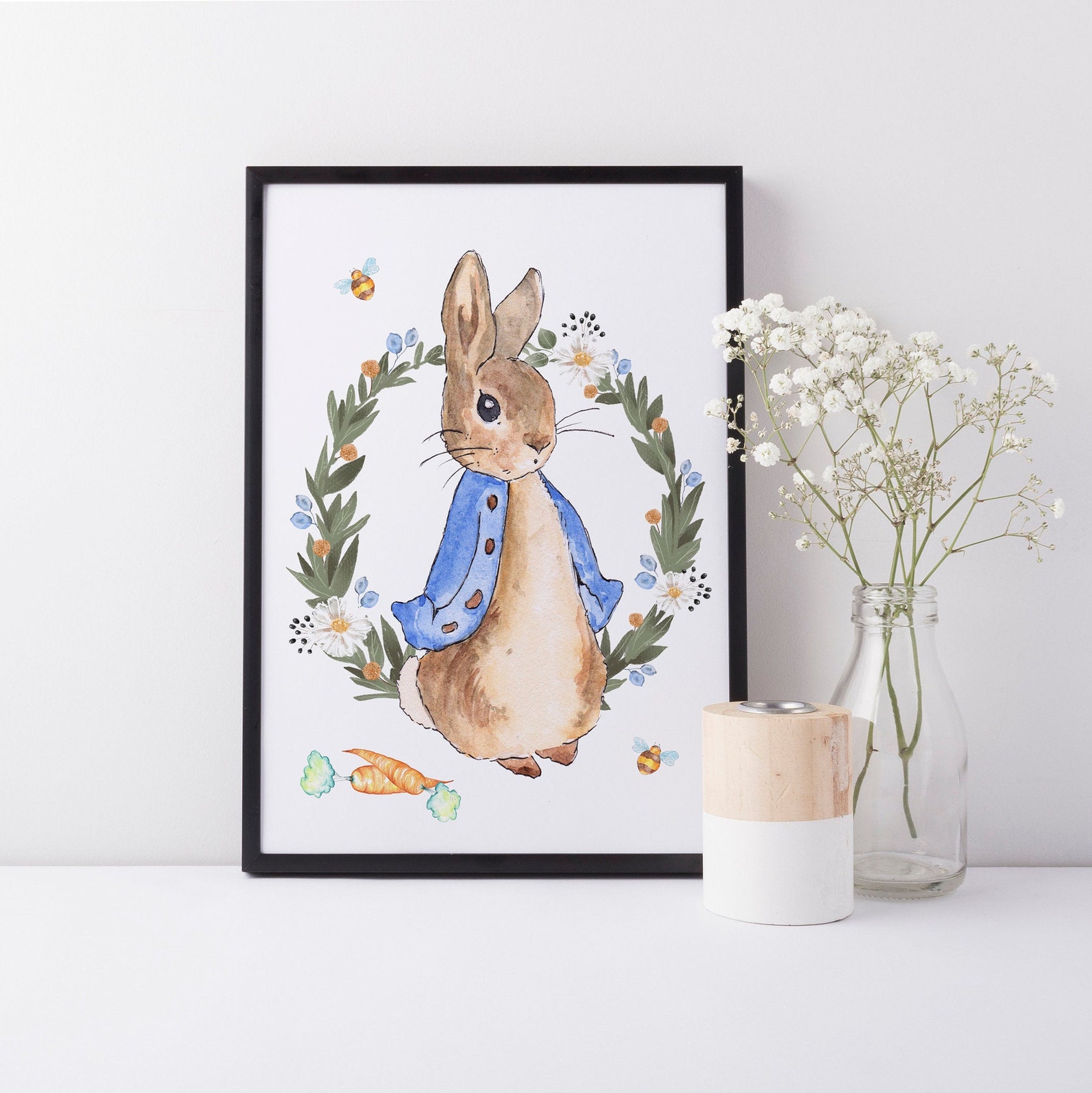 Instant Download Printable Peter Rabbit Wall Nursery Print Etsy