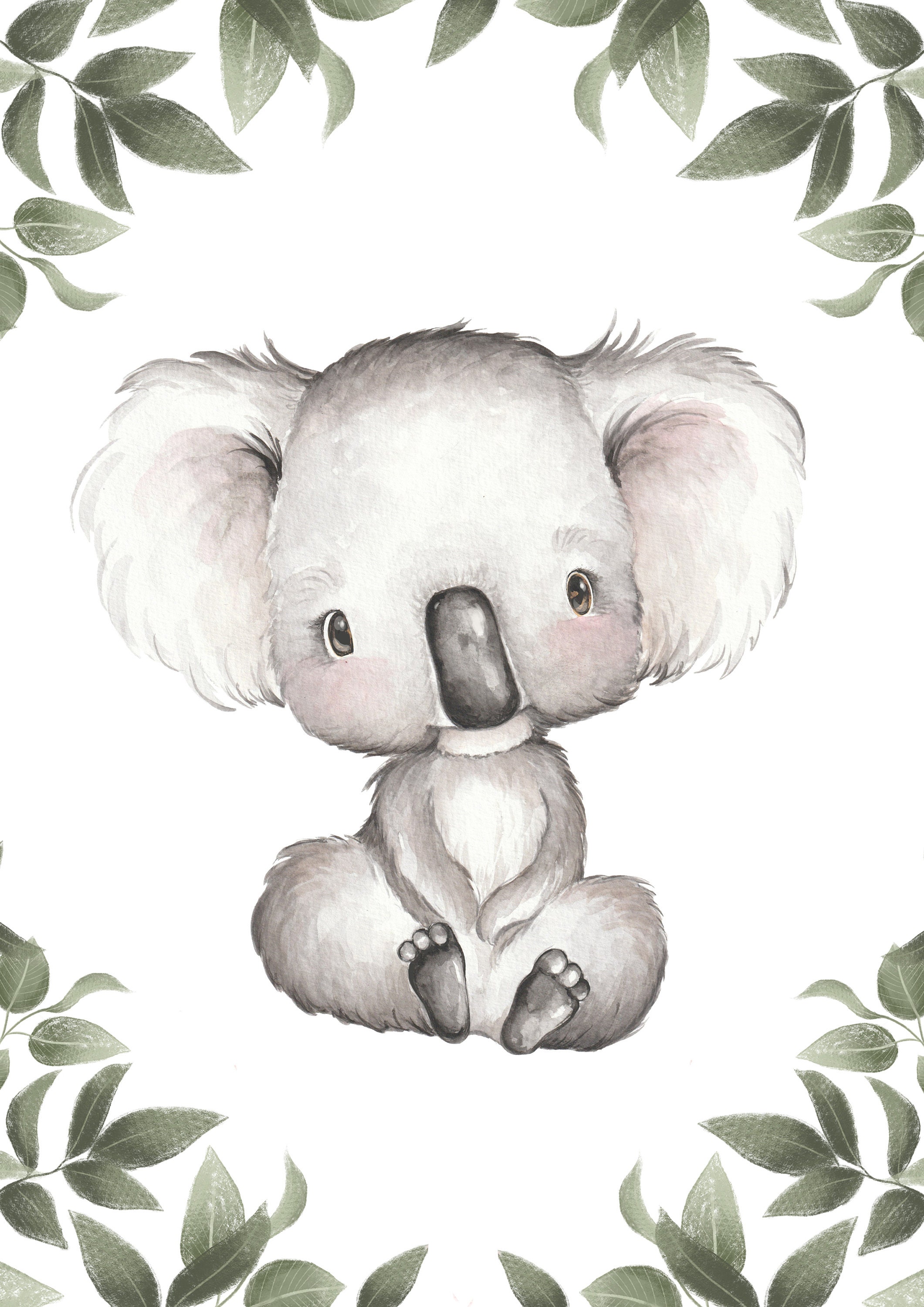 Instant Digital Download Australian Animal Wall Print Set Etsy