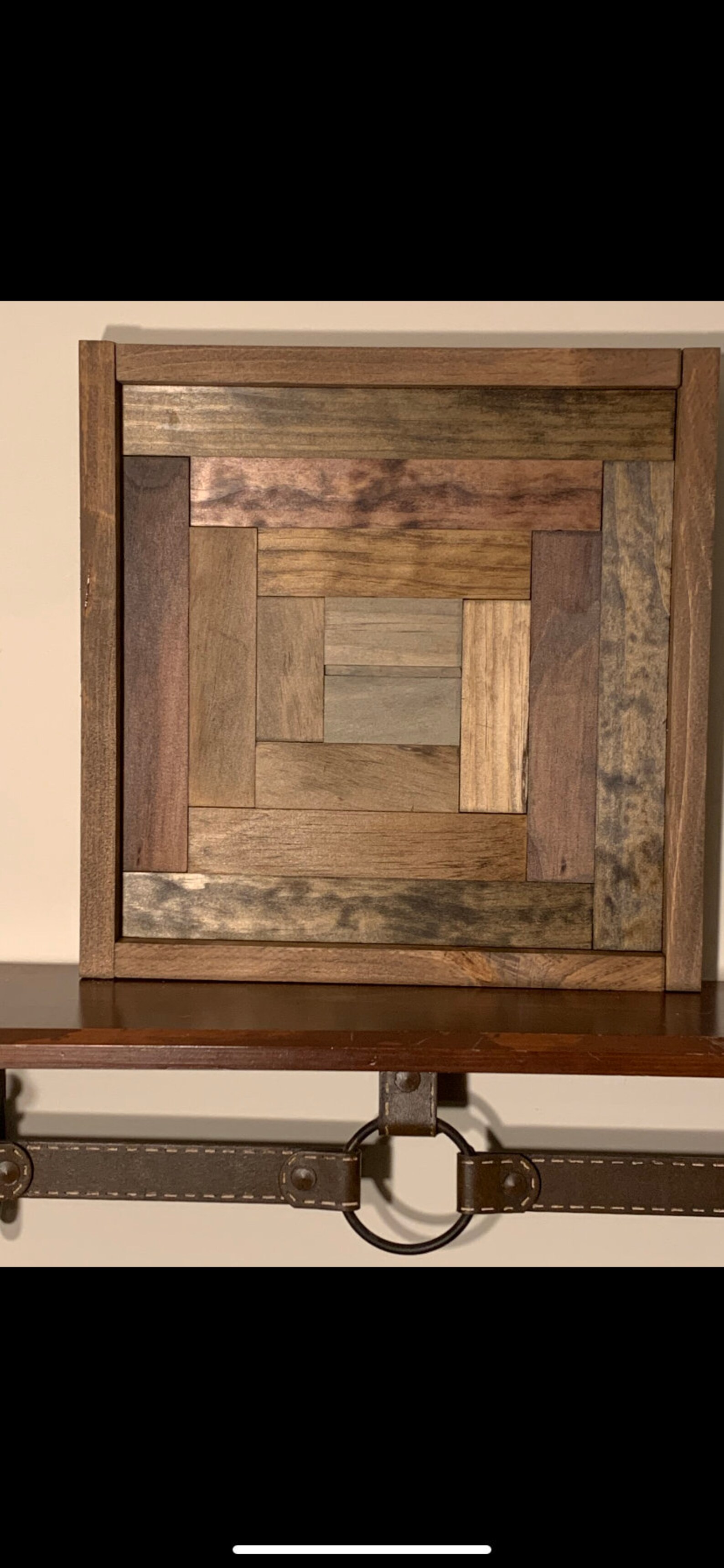 Rustic Wood Decor Square Design Etsy