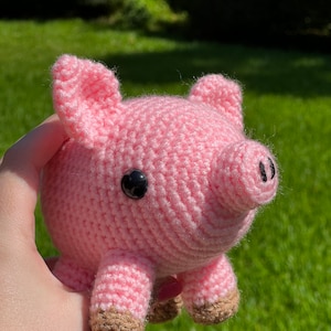 Crochet Pig Plush