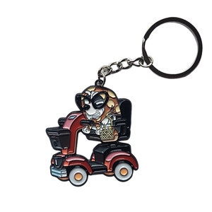 Bluey Muffin Granny-Mobile Inspired Keychain