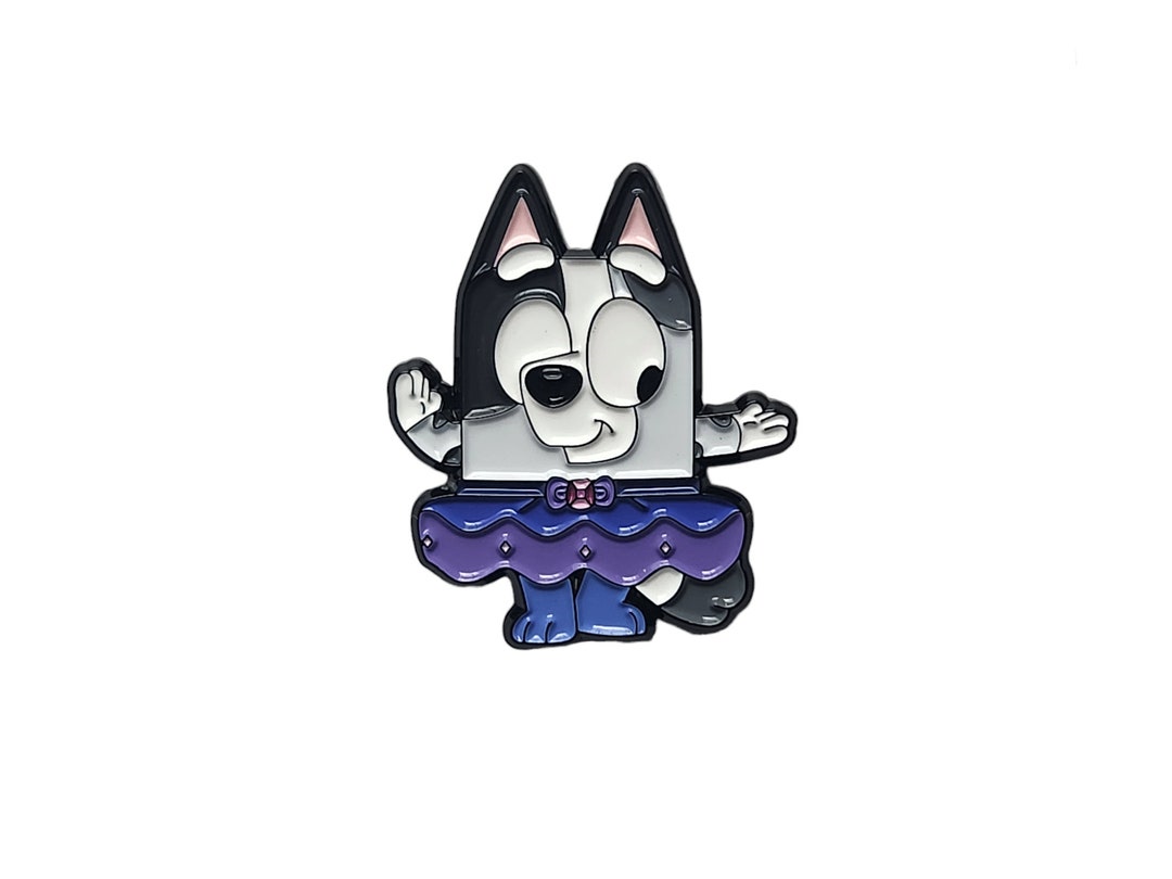 Bluey Ballerina Muffin charades Inspired Pin Etsy