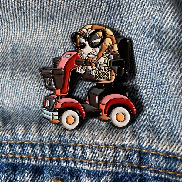 Bluey Muffin "Granny Mobile" Inspired Pin V2