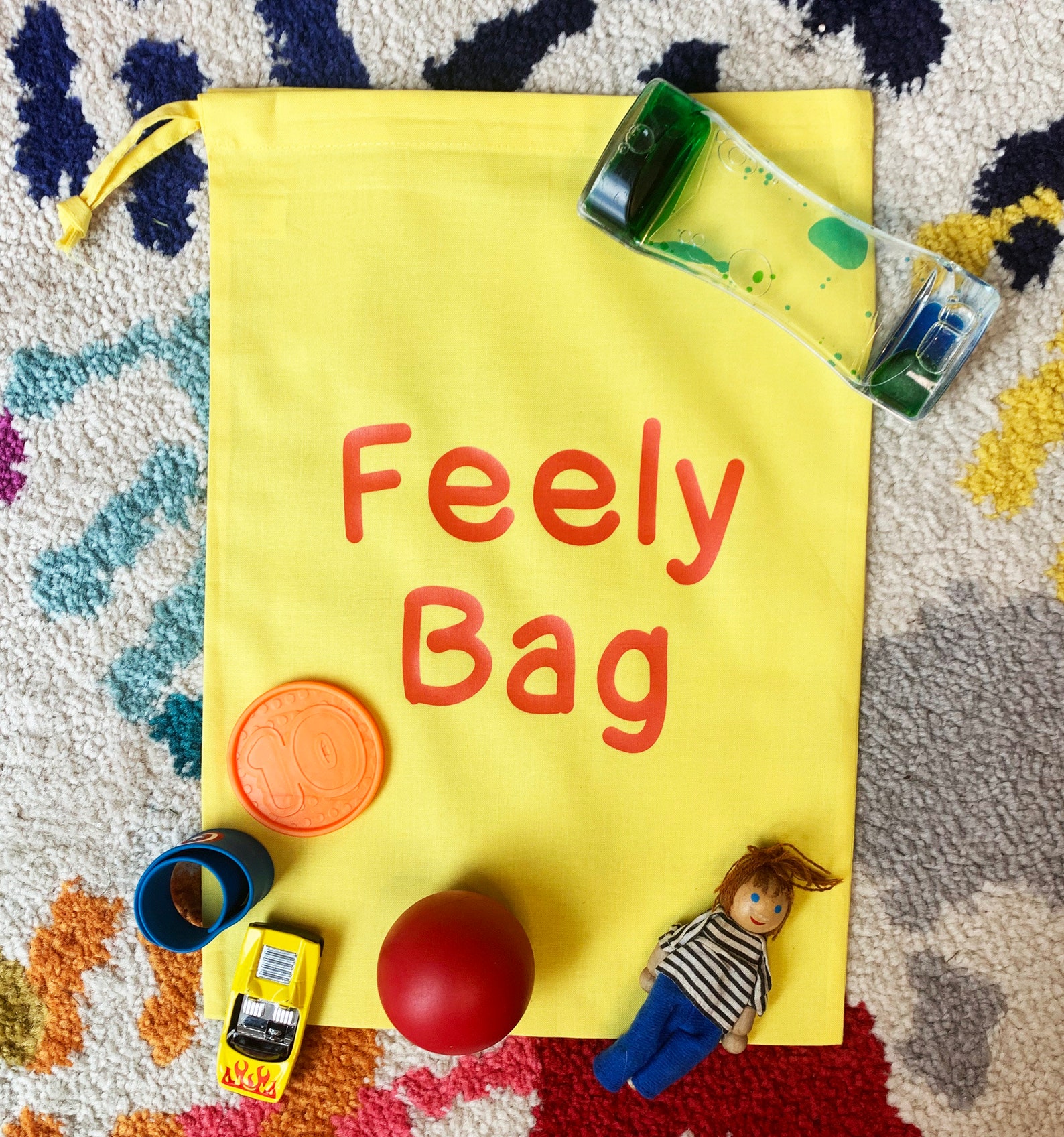 Bespoke Colourful Teacher Children's Feely Drawstring 100 Etsy