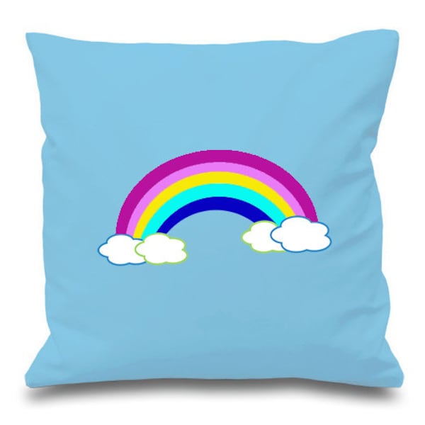 Rainbow Cushion Etsy UK