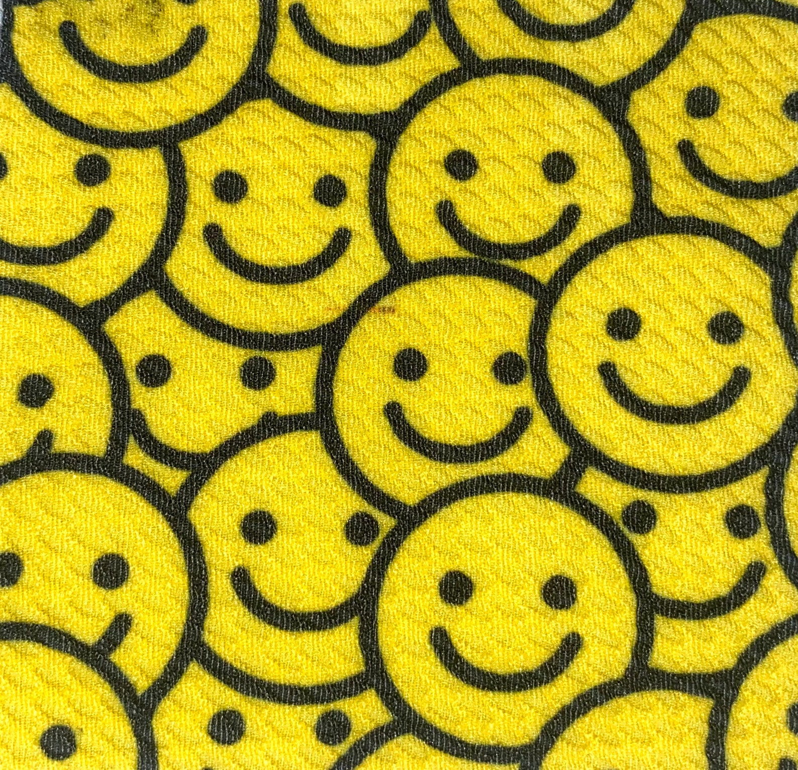 Bullet Smiley Face Fabric Etsy
