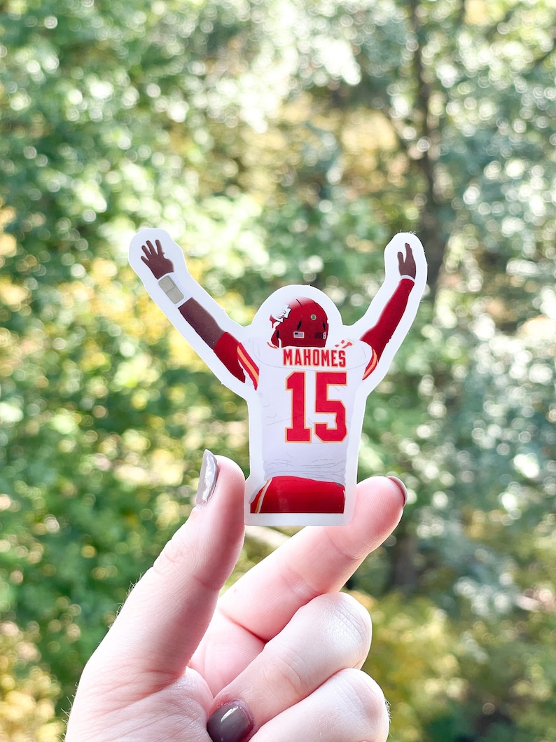 Mahomes #15 Sticker! Chiefs Stickers | KC Kansas City Chiefs - Etsy