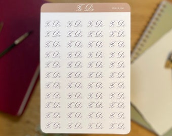 To Do バレットジャーナルステッカー、Bujo ステッカー、プランナーステッカー