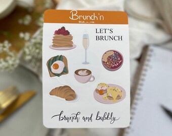 ステッカーシート - ブランチ バレットジャーナル ステッカー、Bujo ステッカー、プランナー ステッカー
