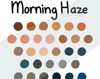 Morning Haze Procreate Color Palette | neutral | digital | natural