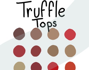 Truffle Tops Procreate Color Palette | fun | digital |