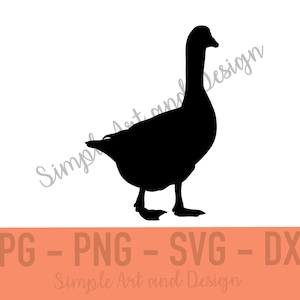 Goose 3 | SVG | PNG | JPG | dxf | goose svg | silly goose | funny goose svg | goose png | goose quote | farm goose cut file | farm goose |