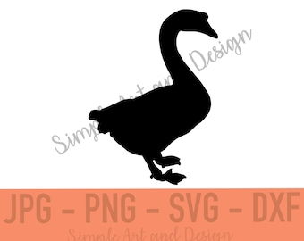 Goose 1 | SVG | PNG | JPG | dxf | goose svg | silly goose | funny goose svg | goose png | goose quote | farm goose cut file | farm goose |
