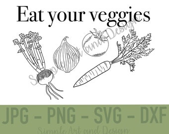 eat your veggies svg etsy