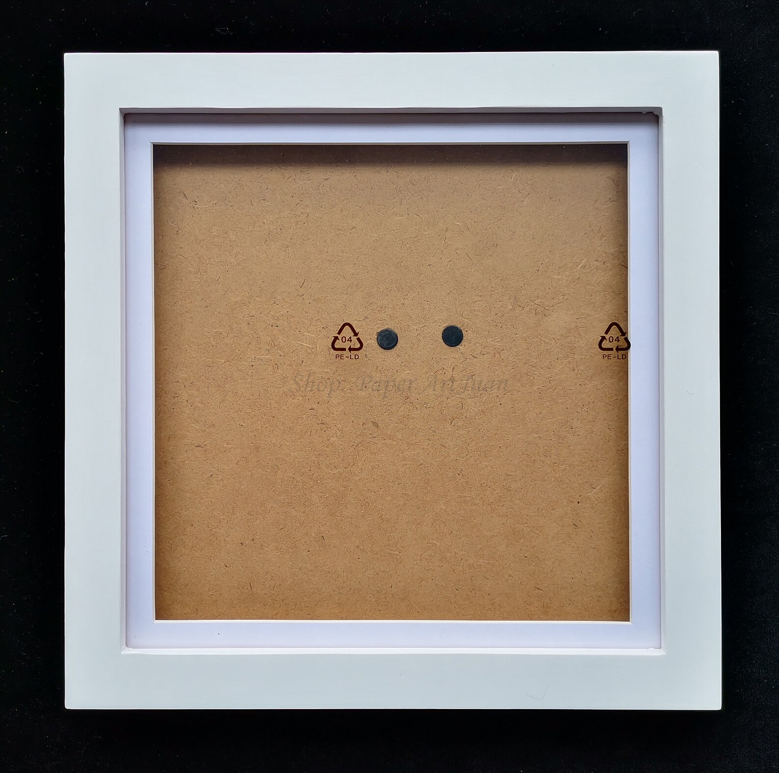 Square Shadow box Galerie Wood Frame Spécialement pour lart Etsy