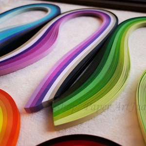 Quilling kit,quilling art,paper art,Crafts kits,Standard Quilling kit,most popular quilling tools,high quality quilling paper strips 120 gsm image 3