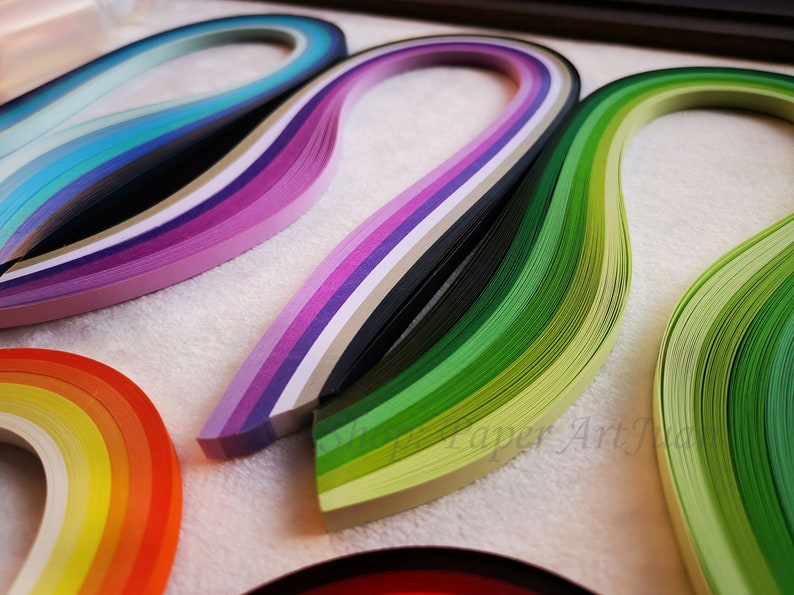 Quilling kit,quilling art,paper art,Crafts kits,Standard Quilling kit,most popular quilling tools,high quality quilling paper strips 120 gsm image 3