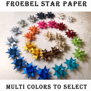 Mährische Deutsch Froebel Stern Streifen - 8 Farben 5mm / 10mm Breite zur Auswahl, Metallic Papierstreifen, 88Lb (130gsm) Textgewicht Erstklassige Qualität