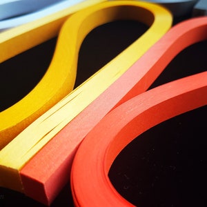 3mm Metallic Quilling Papierstreifen,15 BrilliantColors,SuperQuality mit 130GSM,Länge 540mm,Quilling für ErwachseneKidsBeginner,QuillingSupplies