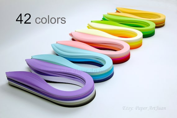 JUYA Paper Quilling 60 Single Colors, can choose color, 390mm Length,  2/3/5/7/10mm