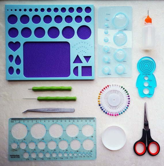 Quilling Kit, Quilling Paper Strips and Tools Supplies for Beginners