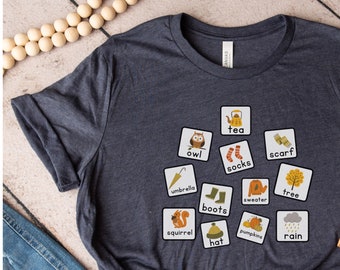 ABA shirt, Fall Special Education Teacher Shirt, Sped Teacher tshirt, Behavior tech Shirt, SLP shirt, speech therapy shirt, cute aac shirt