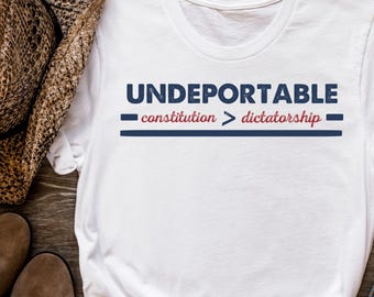 Anti Trump shirt, UnDeportable Shirt,  Anti Ice t-shirt, Abolish ice shirt, FDT top, Resistance tee, F*ck Ice tee, Pro immigration shirt