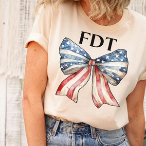Subtle Anti Trump shirt, coquette FDT shirt anti-maga shirt, anti trump gift, Liberal shirt, democrat shirt, feminist shirt, funny political