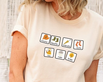 ABA shirt, Fall Special Education Teacher Shirt, Sped Teacher tshirt, Behavior Analyst shirt, Behavior Technician Shirt, SLP, AAC shirt