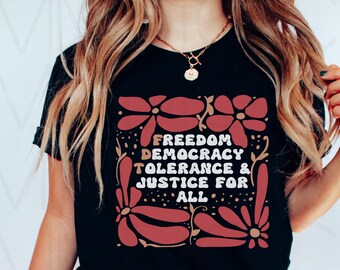 Chemise subtile anti-atout, chemise FDT, chemise anti-maga, cadeau anti-atout, chemise libérale, chemise démocrate, chemise féministe, chemise politique drôle